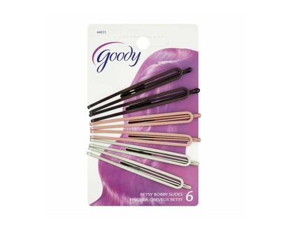 Goody Double Bar Round Slide Clip