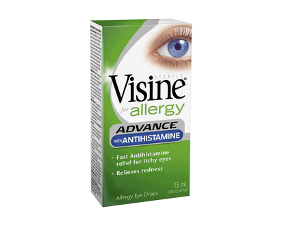 Visine Advance with Antihistamine Allergy Eye Drops - 15ml
