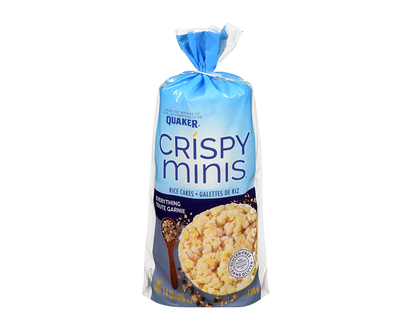 Quaker Crispy Minis Rice Cakes - Everything - 168g