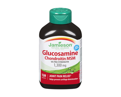 Jamieson Glucosamine Chondroitin MSM 1,300 mg - 120's