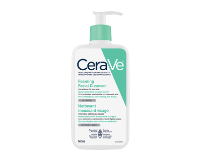 Cerave Foaming Facial Cleanser - Normal to Oily - 562ml
