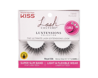 KISS Lash Couture LuXtensions Collection Royal Silk False Eyelashes - 1 pair