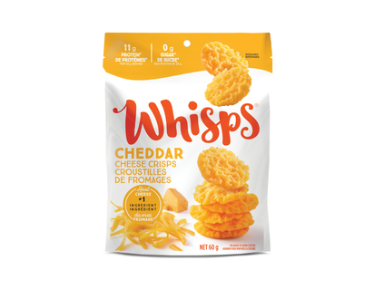 Whisps Cheddar Cheese Crisps - 60g