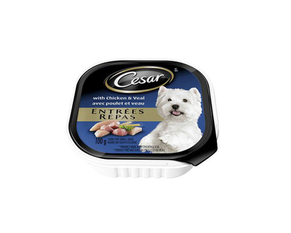 Pedigree Cesar Dog Food - Chicken and Veal - 100g