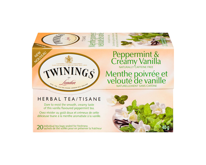 Twinings Tea - Peppermint & Creamy Vanilla - 20s