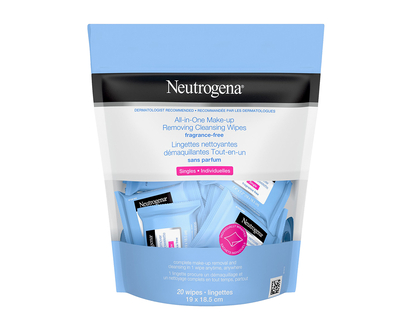 Neutrogena All-in-One Make-up Removing Wipes Singles - 20's