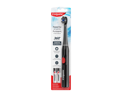 Colgate 360° Advanced Charcoal Battery Operated Toothbrush - 14313