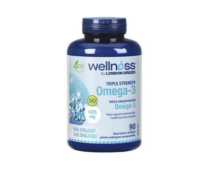 Wellness by London Drugs Triple Strength Omega-3 - 900mg - 90s