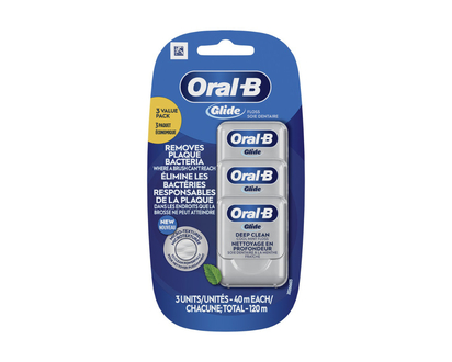 Oral-B Glide ProHealth Dental Floss - 3 x 40 m