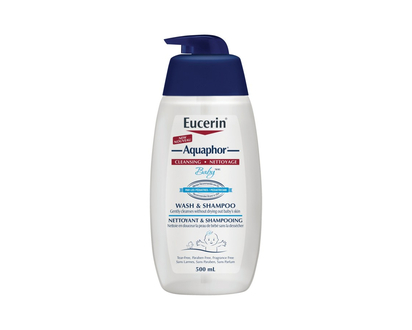 Eucerin Aquaphor Baby Body Wash & Shampoo - 500ml