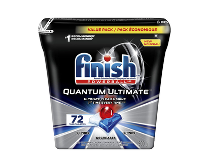 Finish Powerball Quantum Ultimate Dishwashing Detergent Tabs - 72s