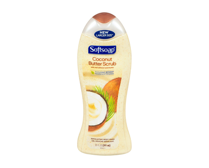 Softsoap Coconut Body Scrub Exfoliating Body Wash - 591ml
