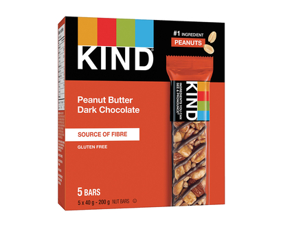 Kind Nut Bars - Peanut Butter & Dark Chocolate - 5x40g