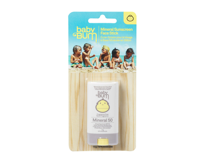 Baby Bum Mineral Sunscreen Face Stick Fragrance Free - SPF 50 - 13g