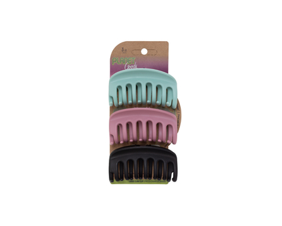 Goody Planet Sustainable Rounded Claw Clips - 3's