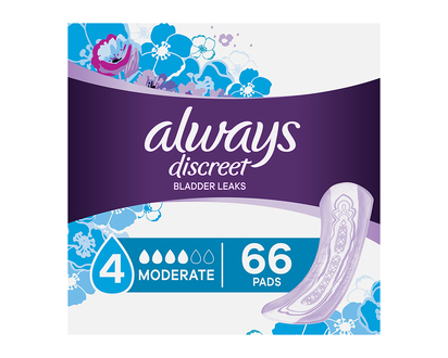 Always Discreet Pads - Moderate - 66's