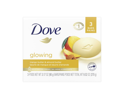 Dove Purely Pampering Beauty Bar - Mango Butter - 3 x 106g