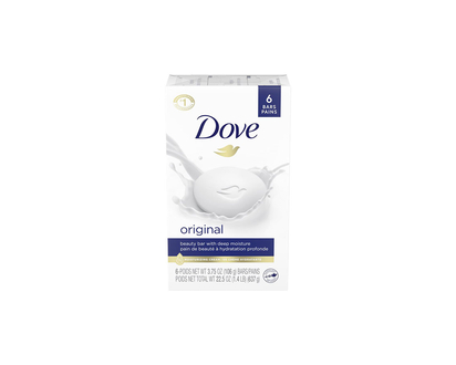 Dove White Beatuy Bar - 6 x 106g