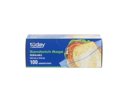 Today by London Drugs Sandwich Bags - 100s