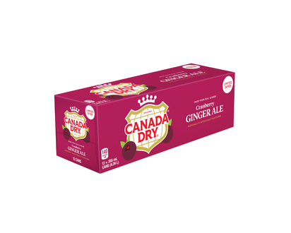 Canada Dry Cranberry Ginger Ale - 12X355Ml