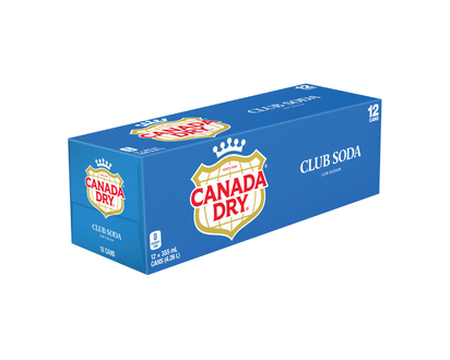 Canada Dry Club Soda - Fridge Mate - 12X355Ml