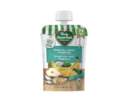 Baby Gourmet Organic Smoothie - Tropical Greens - 116ml