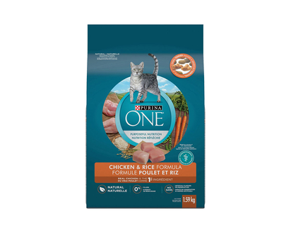 Purina ONE Cat Food - Chicken and Rice - 1.59kg