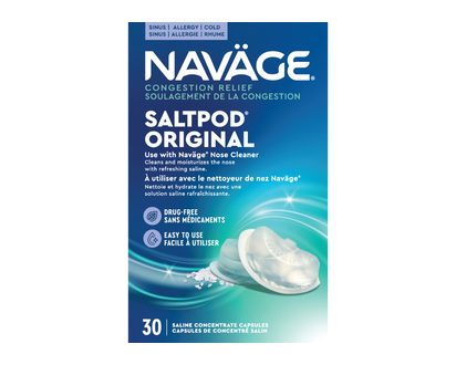 Navage Saltpod Saline Concentrate Capsules - 30s