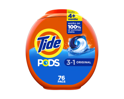 Tide Pods 3-in-1 Liquid Laundry Detergent - Original - 76s