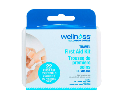 Wellness by London Drugs Travel First Aid Kit - 22 pieces