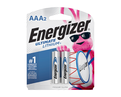 Energizer Ultimate Lithium AAA Battery - 2 pack