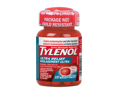 Tylenol* Extra Strength Ultra Relief - 120sï¿½ ï¿½