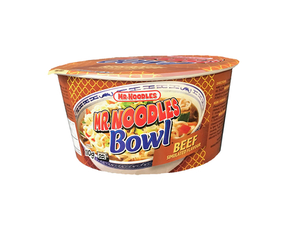 Mr. Noodles Instant Noodle Bowl - Beef - 110g