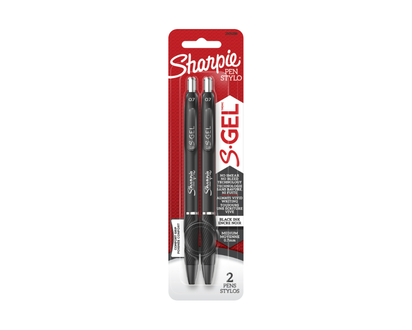 Sharpie Gel Pen - Black - 0.7mm - 2 pack