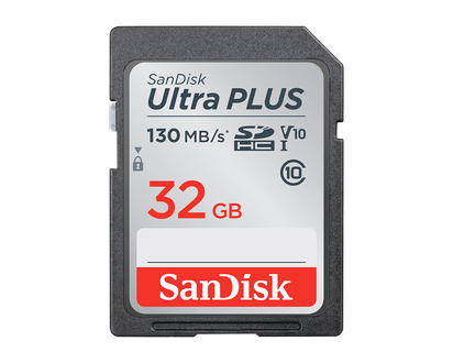 SanDisk Ultra Plus 32GB SDHC-Card - SDSDUW3-032G-CB6IN