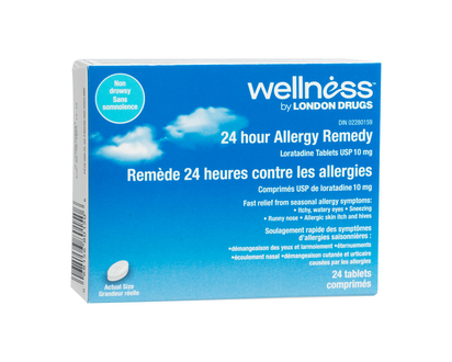 Wellness by London Drugs 24 Hour Allergy Remedy - 24s Caplets