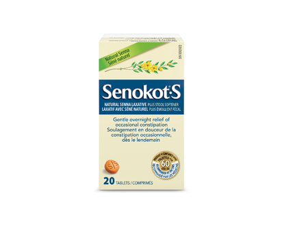 Senokot-S - 20 tablets
