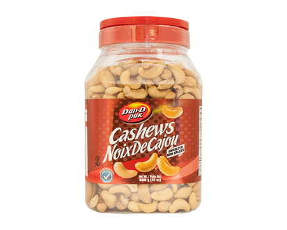 Dan-D-Pak Cashews - Unsalted - 600g