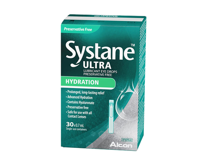 Systane Ultra Lubricant Eye Drops - Hydration - 30 x 0.7ml