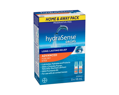 hydraSense Drops Advanced for Dry Eyes - 2 x 10ml