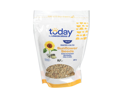Today by London Drugs - Hulled Sunflower Seeds - Roasted & Salted - 400g