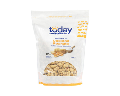Today by London Drugs Cocktail Peanuts - Roasted & Salted - 600g