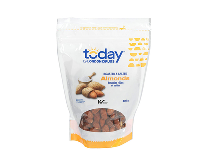 Today by London Drugs - Almonds - Roasted & Salted - 400g