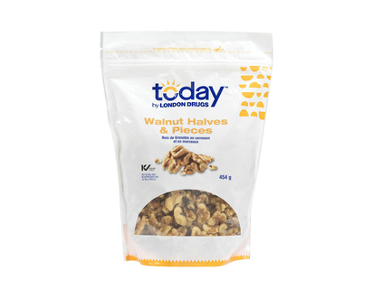 Today by London Drugs - Walnuts - Halves And Pieces - 454g