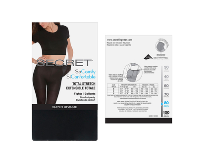 Secret So Comfortable Tights - Black - B