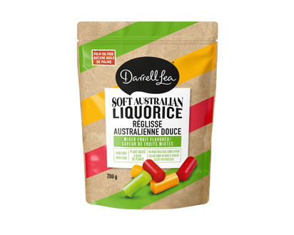 Darrell Lea Soft Australian Liquorice - Mixed Fruit - 200g