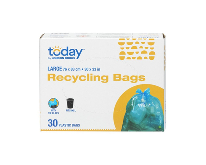 Today by London Drugs Recycling Bags - Blue - 30s