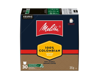 Melitta K-Cup Pods - 100% Colombian - 30s