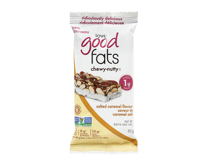 Love Good Fats Chewy-Nutty Bar - Salted Caramel - 40g