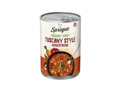 Sprague Organic Tuscany Minestrone Soup - 398ml